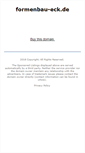 Mobile Screenshot of formenbau-eck.de